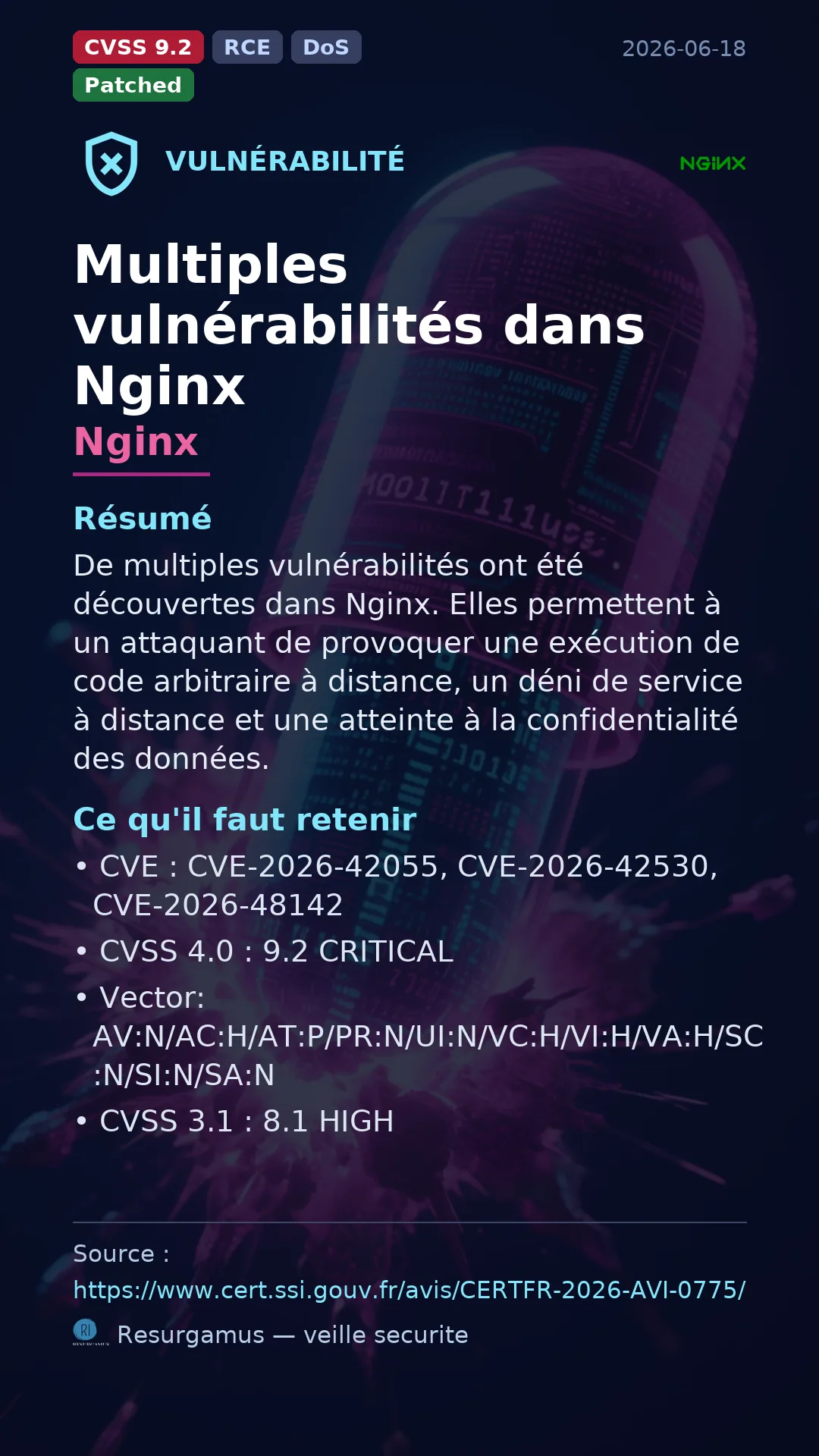 CVE-2026-42055 Nginx Vulnerability