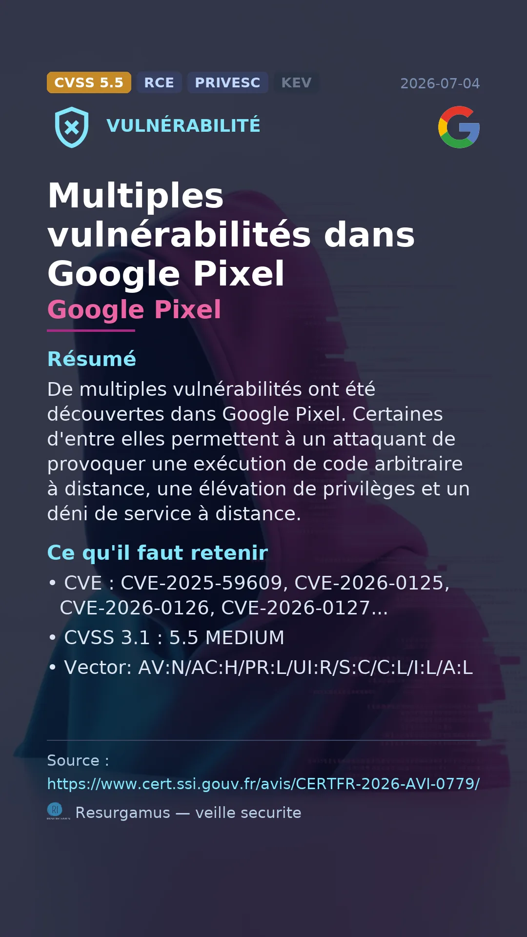 CVE-2025-59609 Google Pixel Vulnerability