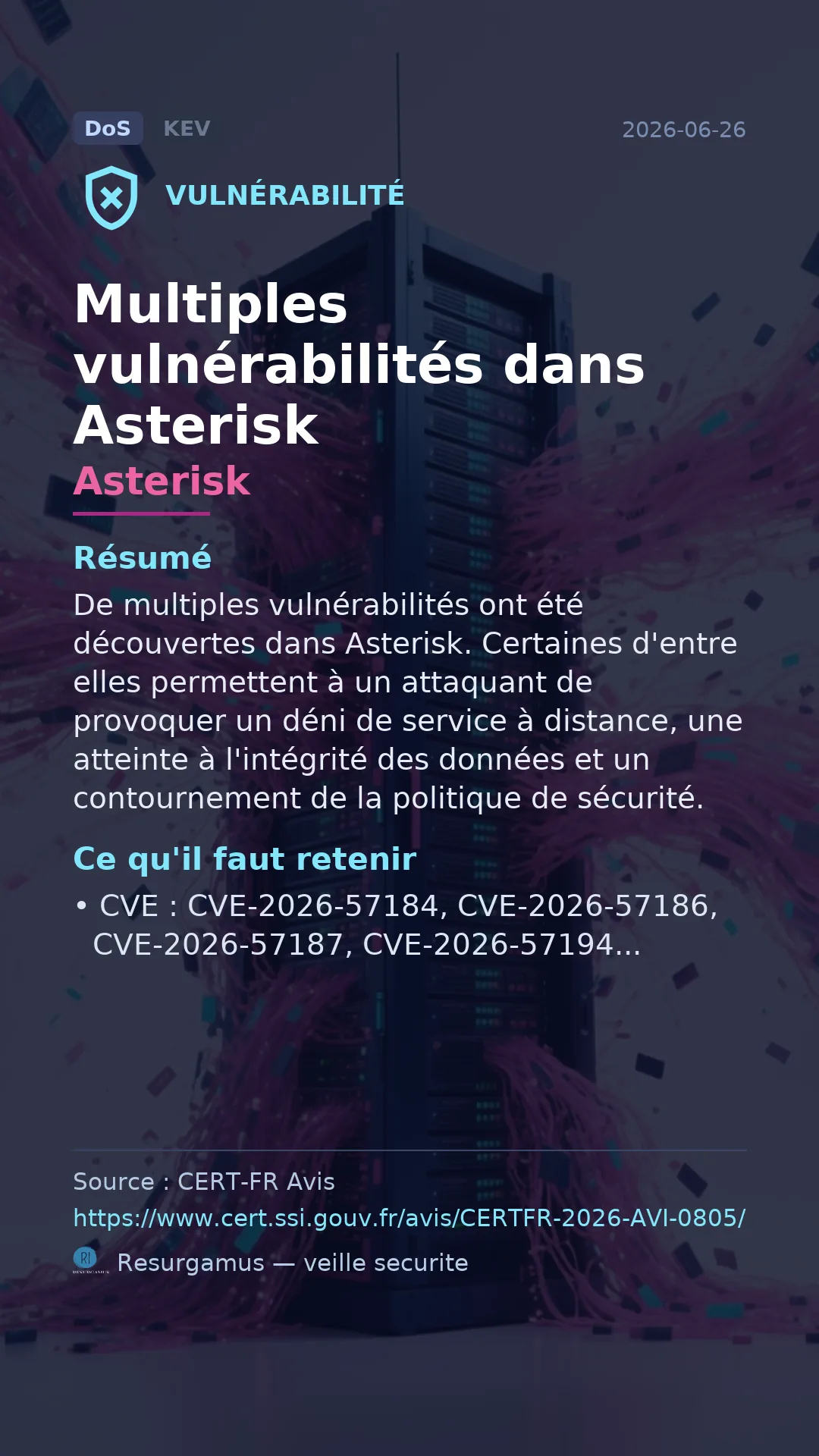 CVE-2026-57184 Asterisk Vulnerability