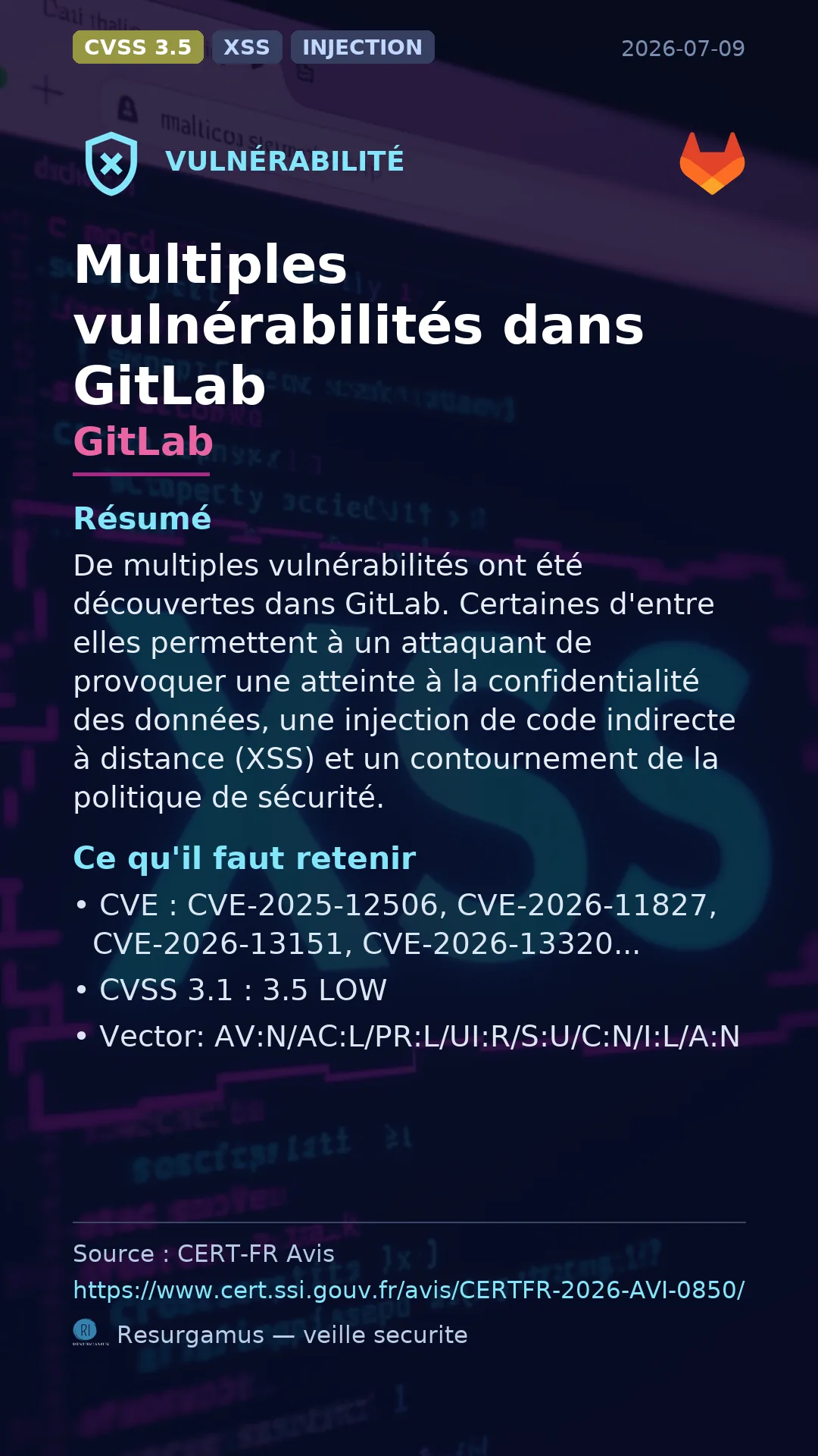 CVE-2025-12506 - GitLab vulnerability