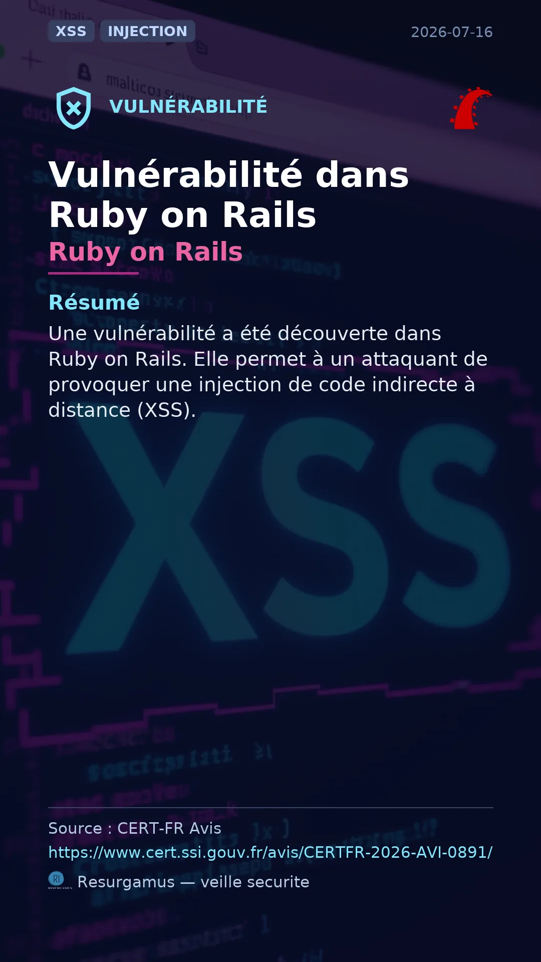 Ruby on Rails vulnerability