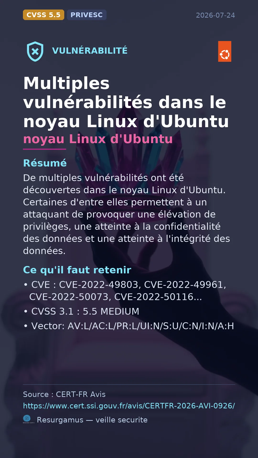 CVE-2022-49803 - noyau Linux d'Ubuntu vulnerability