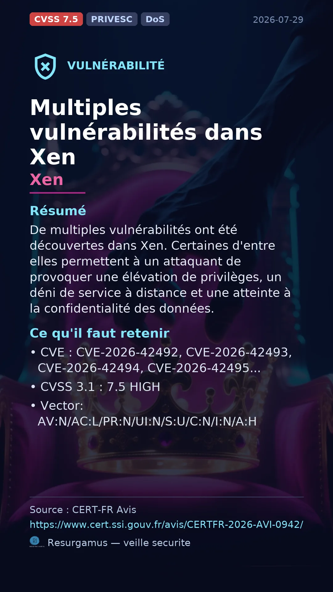 CVE-2026-42492 Xen Vulnerability