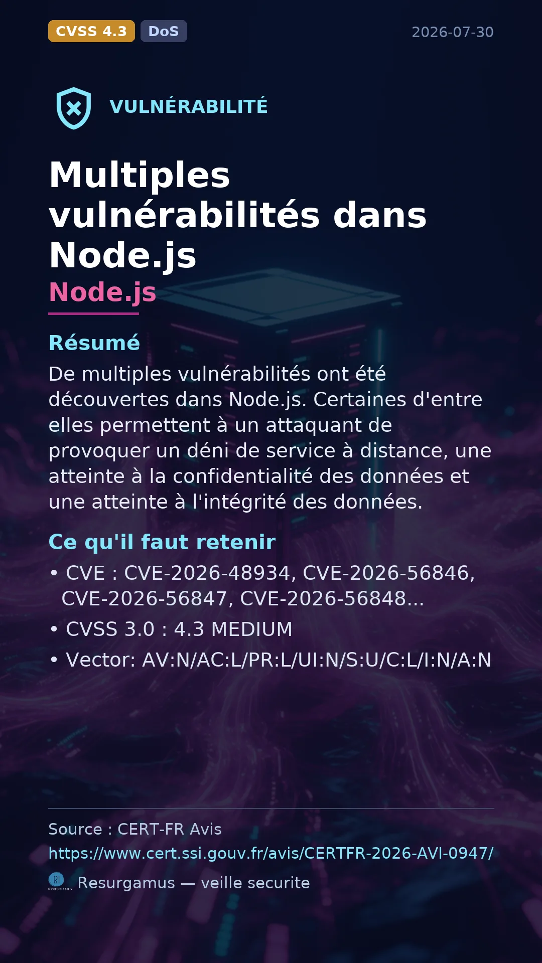 CVE-2026-48934 Node.js Vulnerability