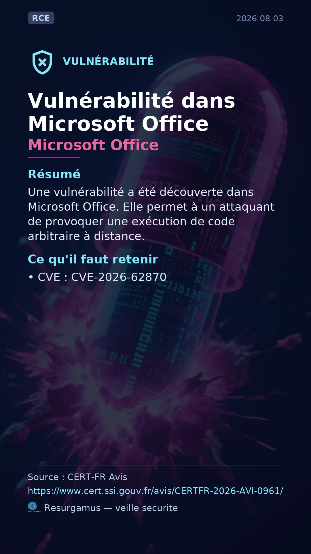 CVE-2026-62870 Microsoft Office Vulnerability